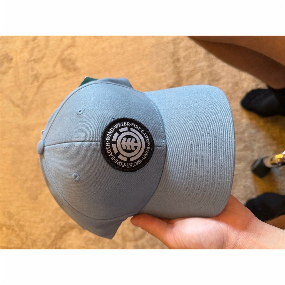 Element Baseball Cap Unisex One Size Blue Snapback Tree Logo Patch